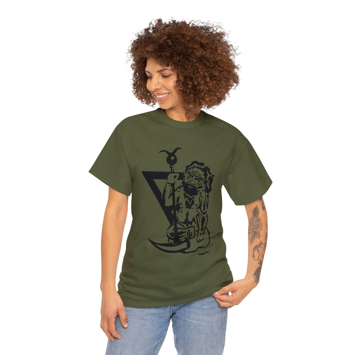 Ghob- Elemental King of Earth- Design on Unisex Heavy Cotton Tee