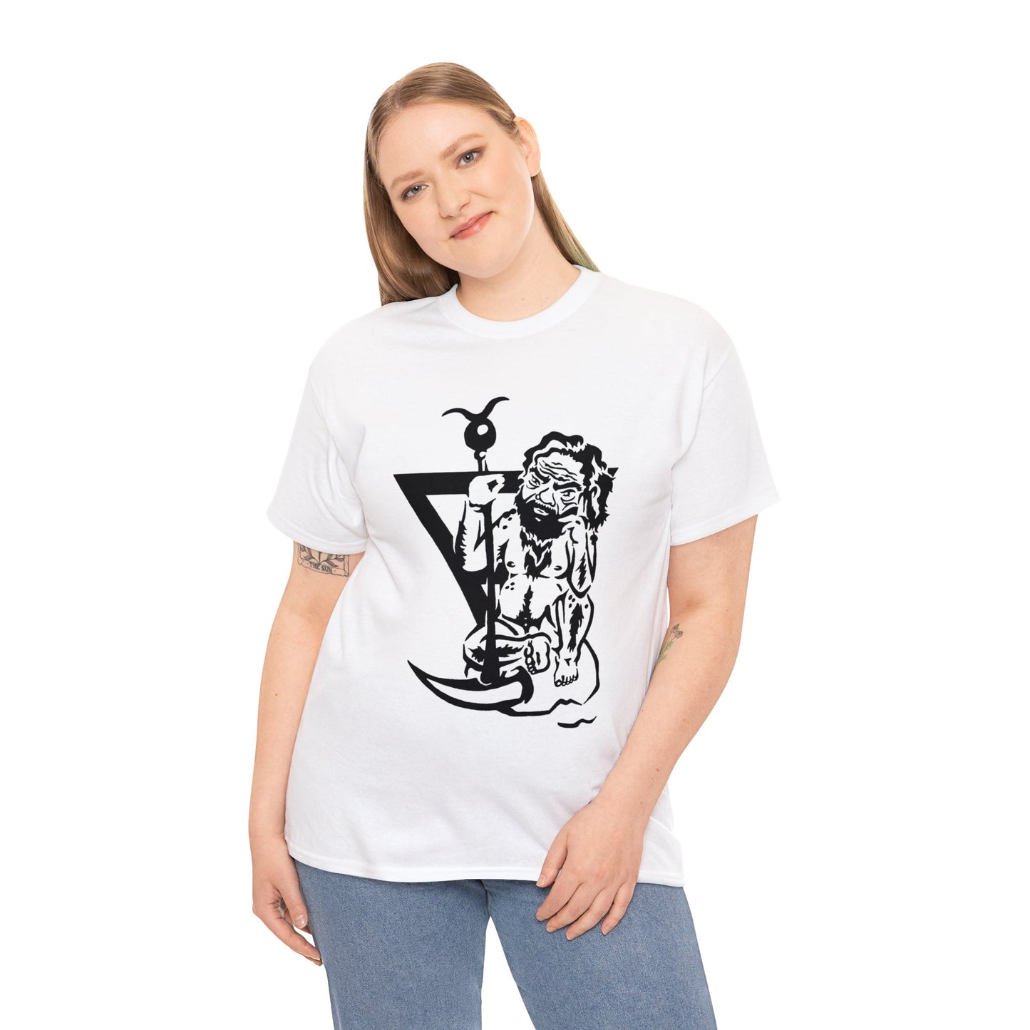 Ghob- Elemental King of Earth- Design on Unisex Heavy Cotton Tee
