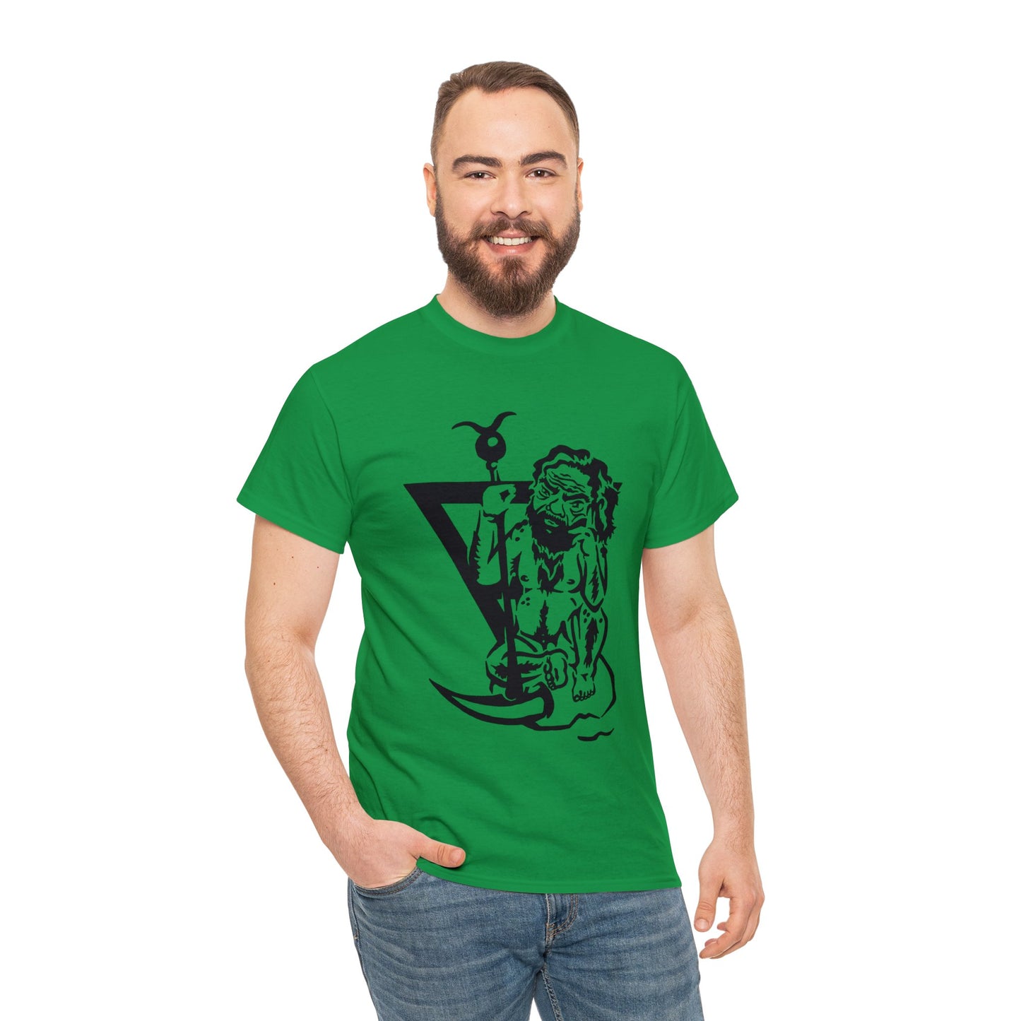 Ghob- Elemental King of Earth- Design on Unisex Heavy Cotton Tee