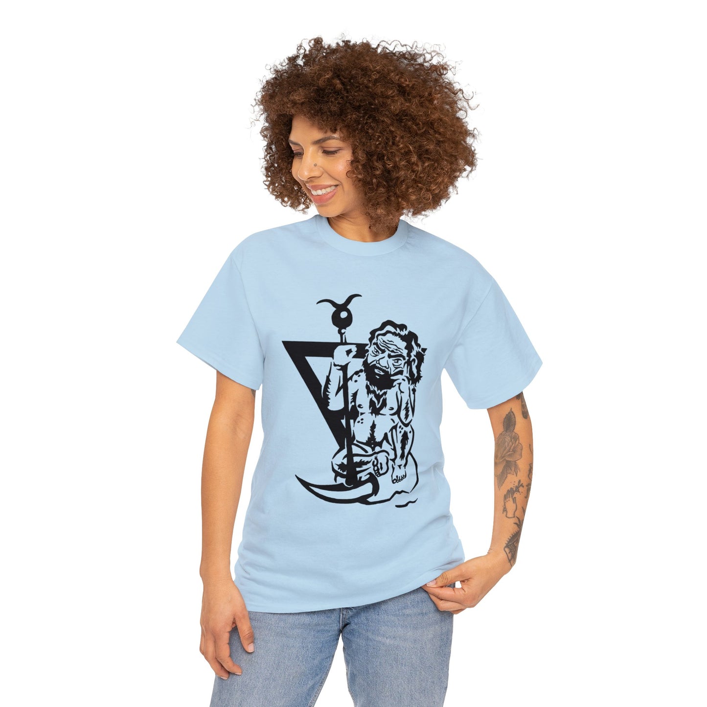 Ghob- Elemental King of Earth- Design on Unisex Heavy Cotton Tee