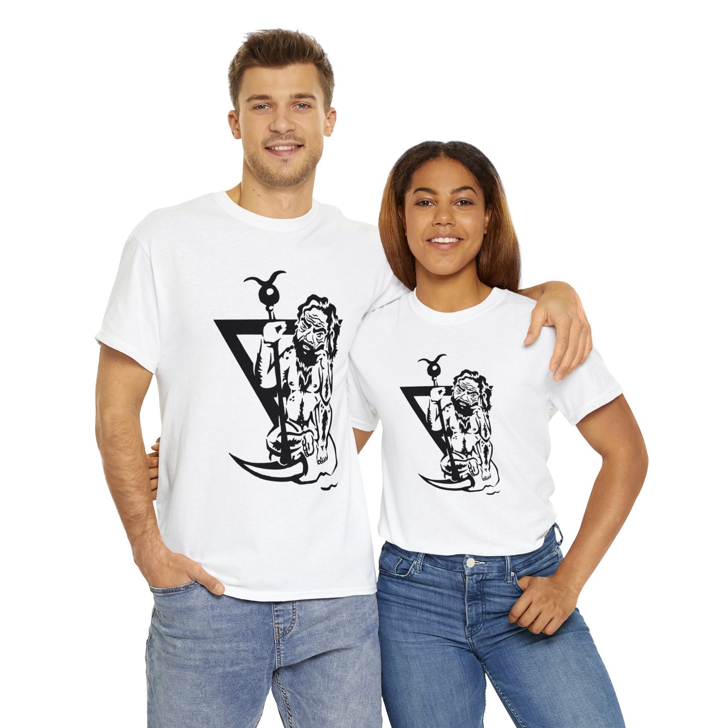 Ghob- Elemental King of Earth- Design on Unisex Heavy Cotton Tee