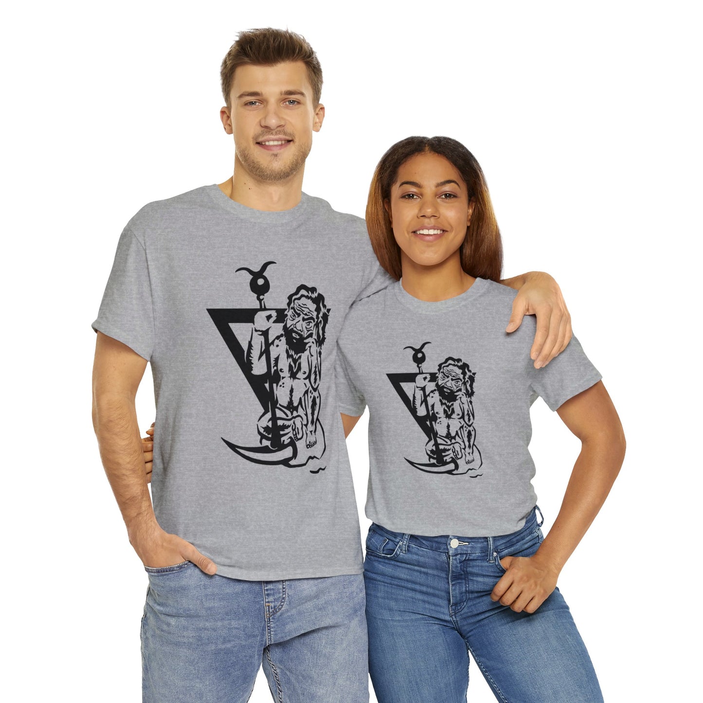 Ghob- Elemental King of Earth- Design on Unisex Heavy Cotton Tee