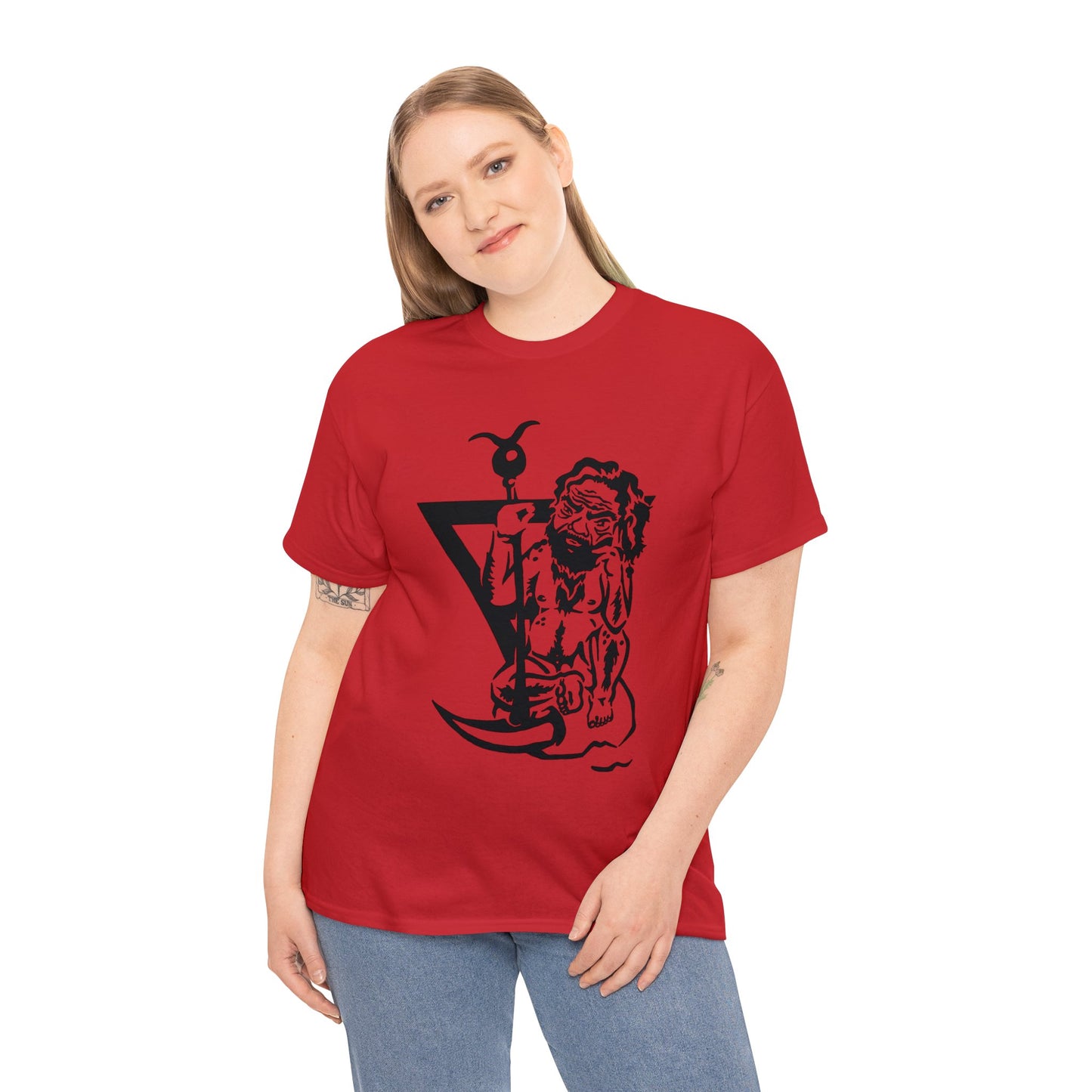 Ghob- Elemental King of Earth- Design on Unisex Heavy Cotton Tee