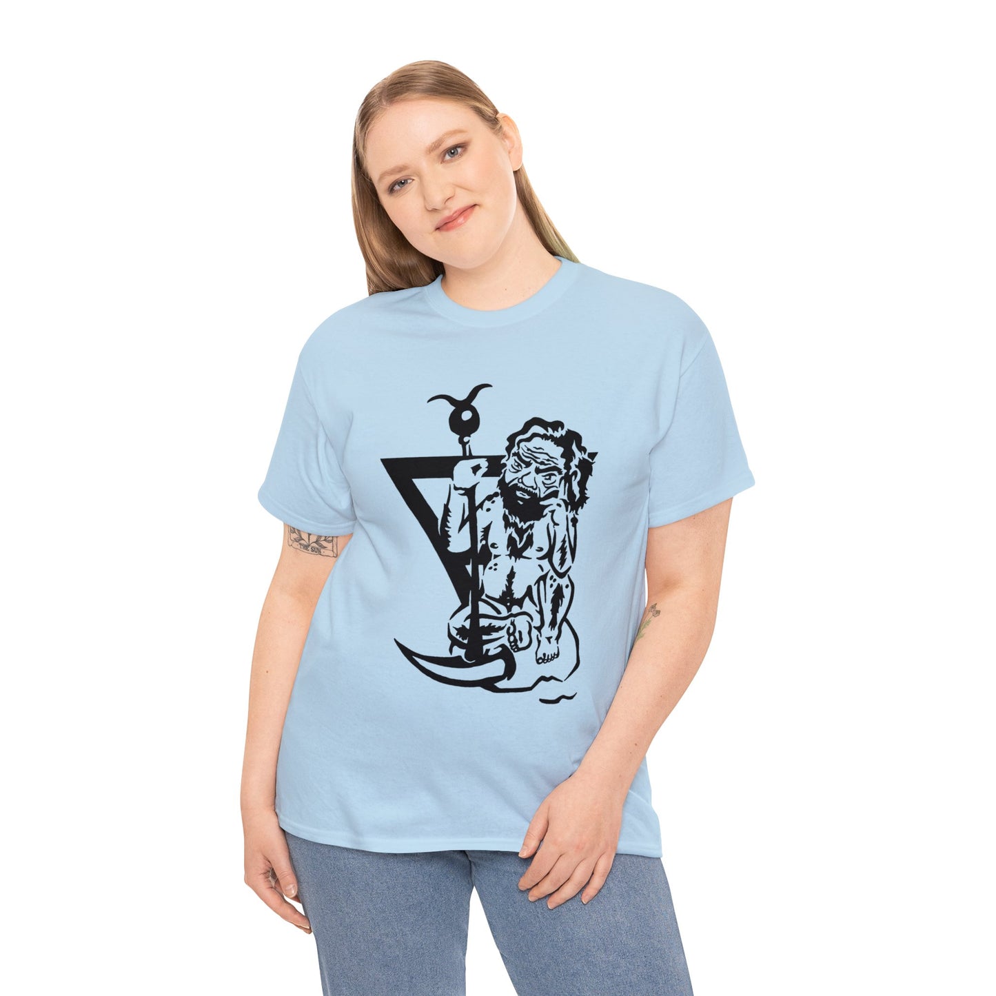 Ghob- Elemental King of Earth- Design on Unisex Heavy Cotton Tee