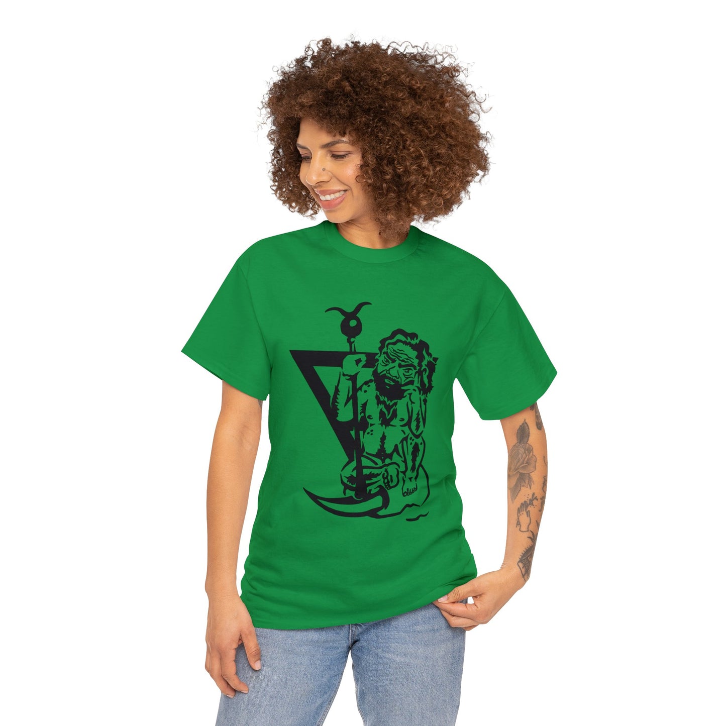 Ghob- Elemental King of Earth- Design on Unisex Heavy Cotton Tee