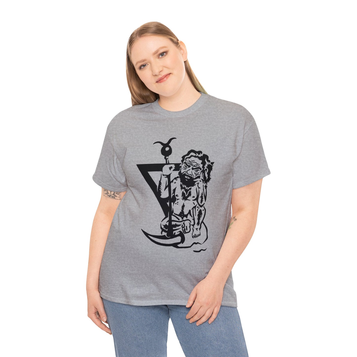 Ghob- Elemental King of Earth- Design on Unisex Heavy Cotton Tee
