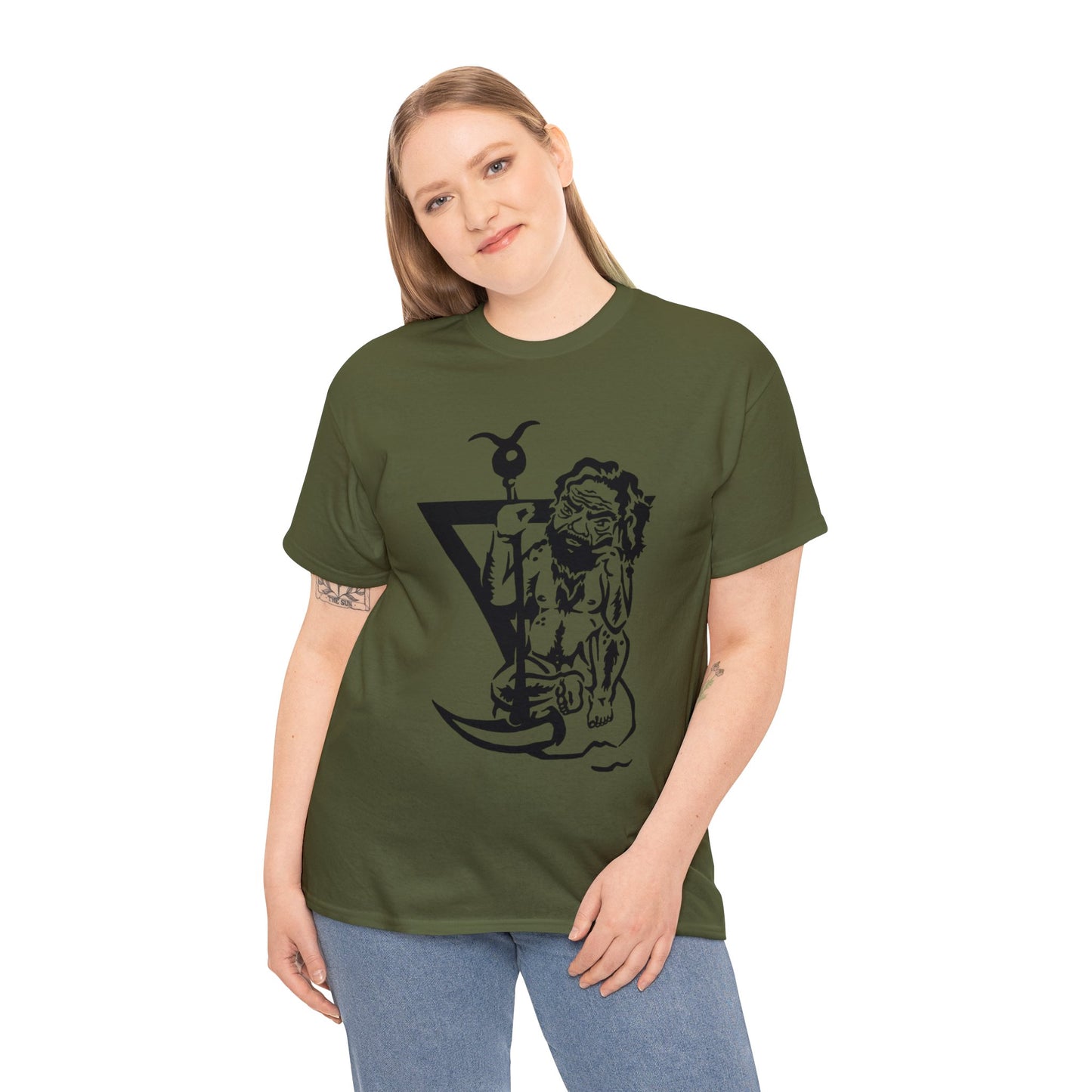 Ghob- Elemental King of Earth- Design on Unisex Heavy Cotton Tee