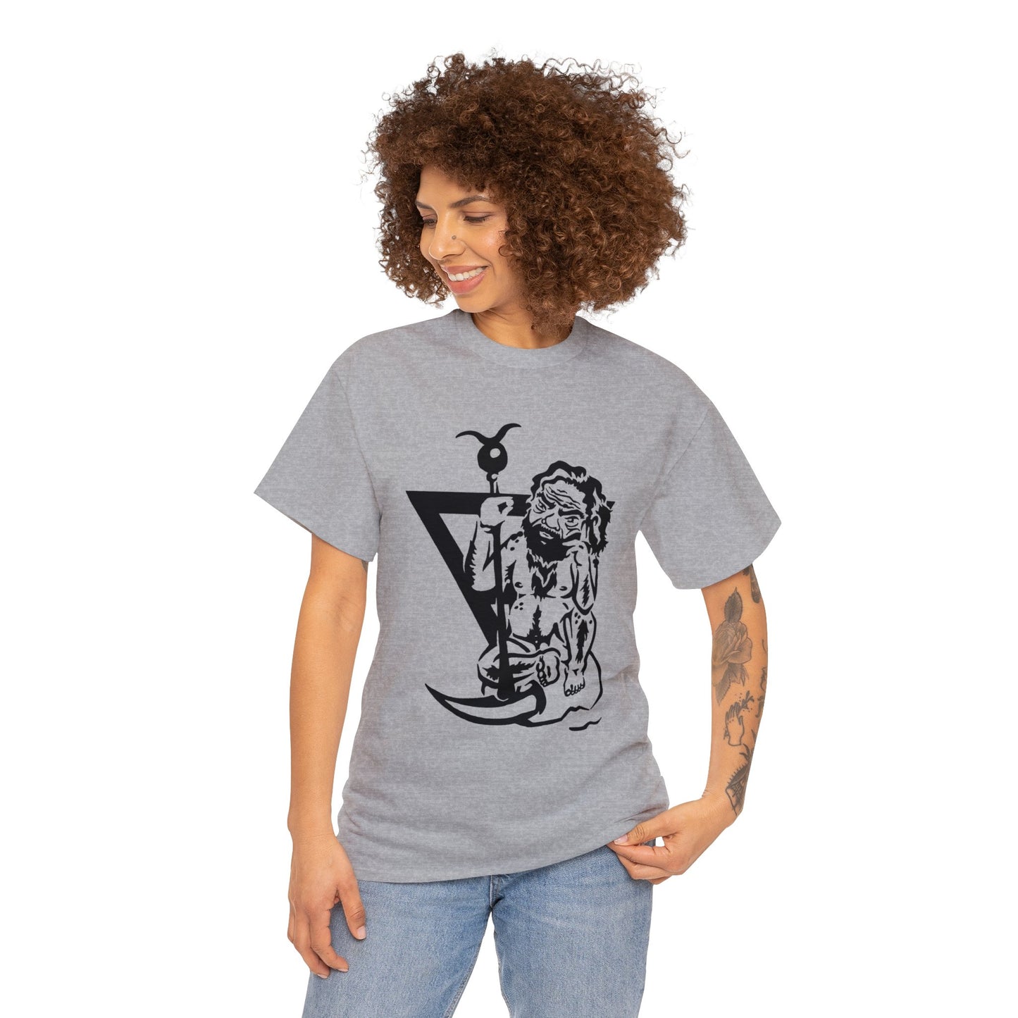 Ghob- Elemental King of Earth- Design on Unisex Heavy Cotton Tee