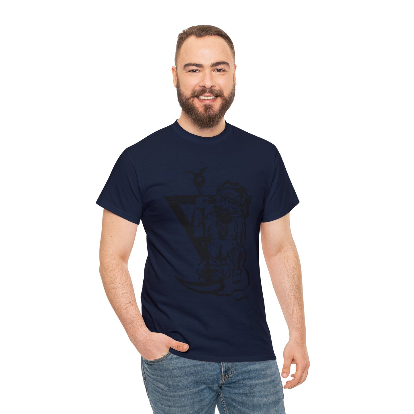 Ghob- Elemental King of Earth- Design on Unisex Heavy Cotton Tee