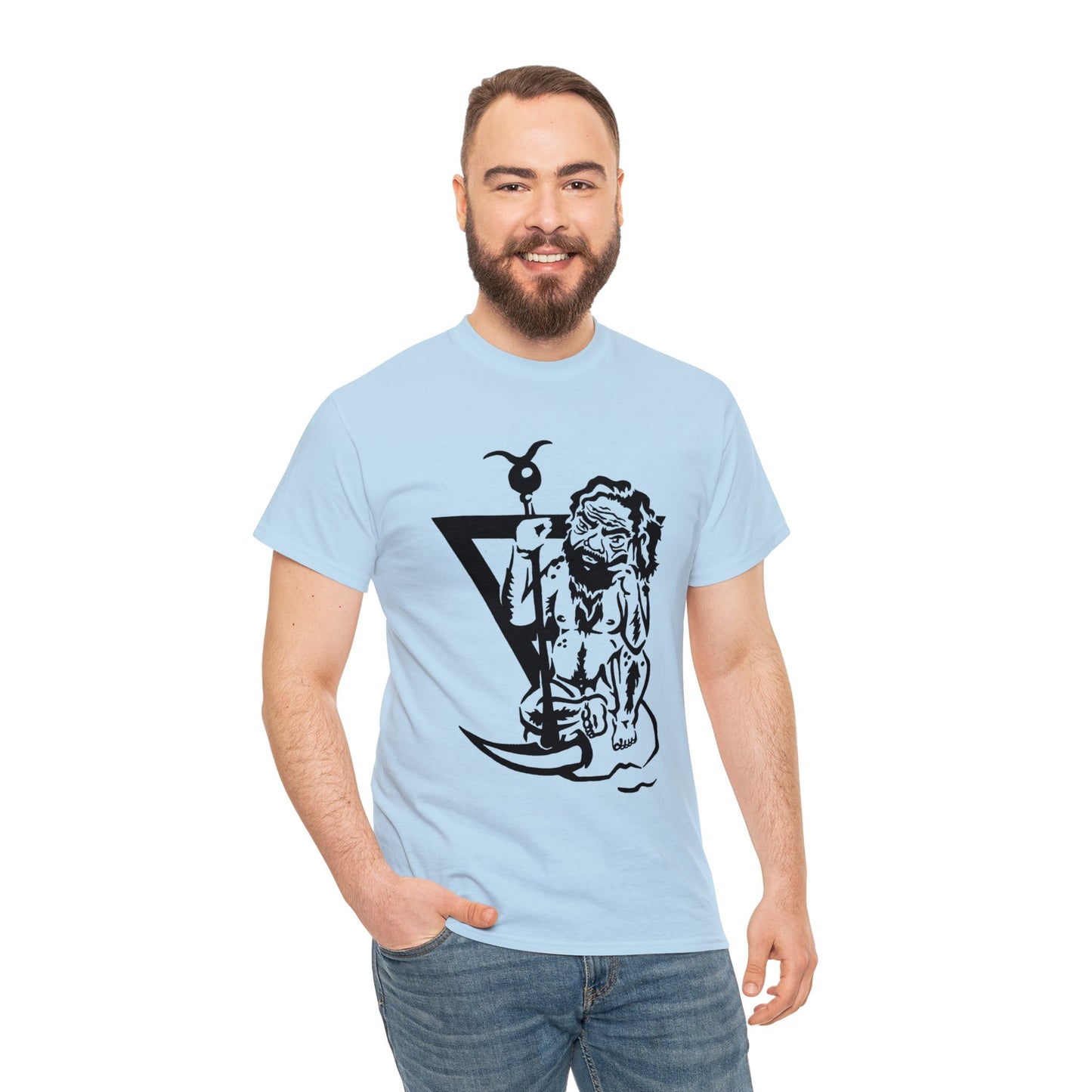 Ghob- Elemental King of Earth- Design on Unisex Heavy Cotton Tee