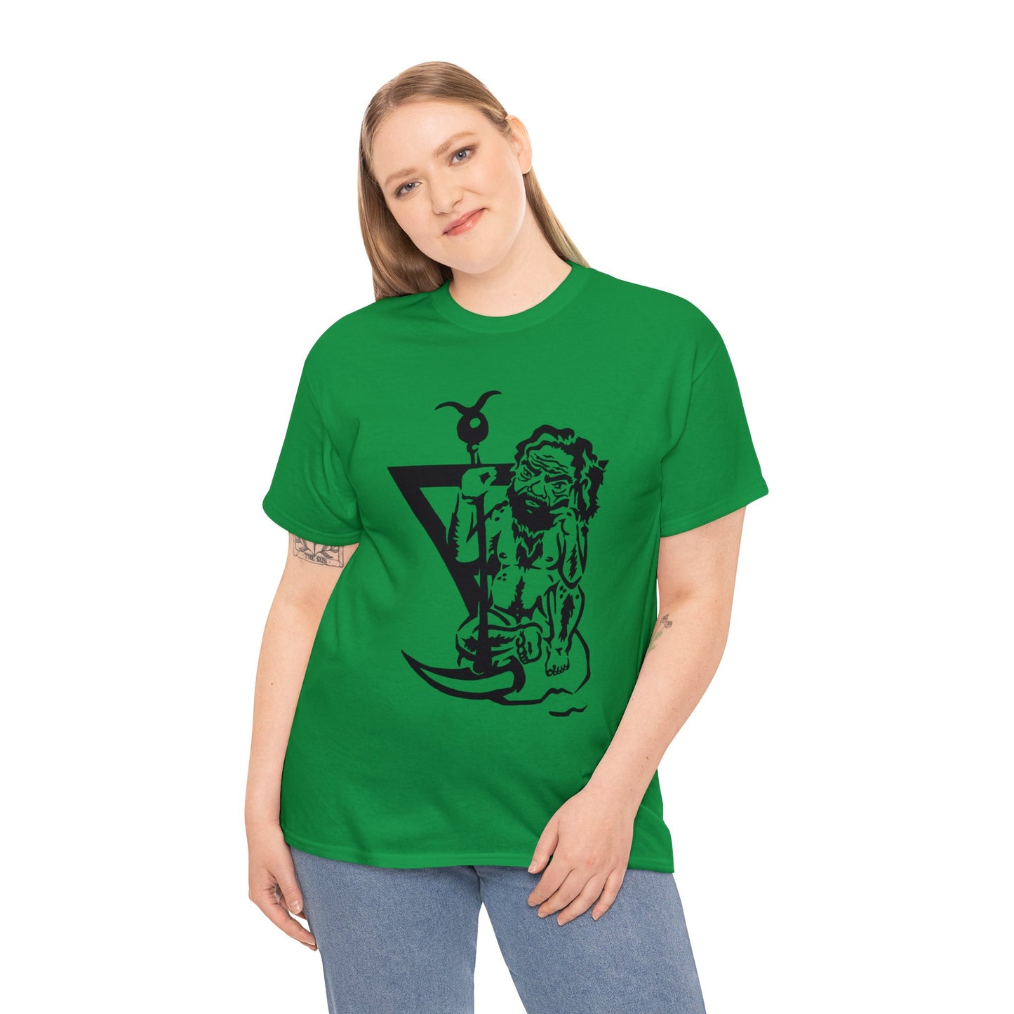 Ghob- Elemental King of Earth- Design on Unisex Heavy Cotton Tee