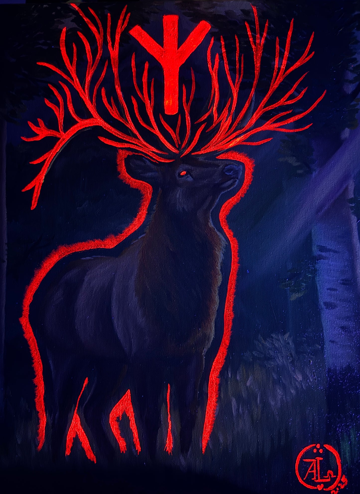 Elder Futhark Runes: Algiz, Elk (Protection/Higher Self)