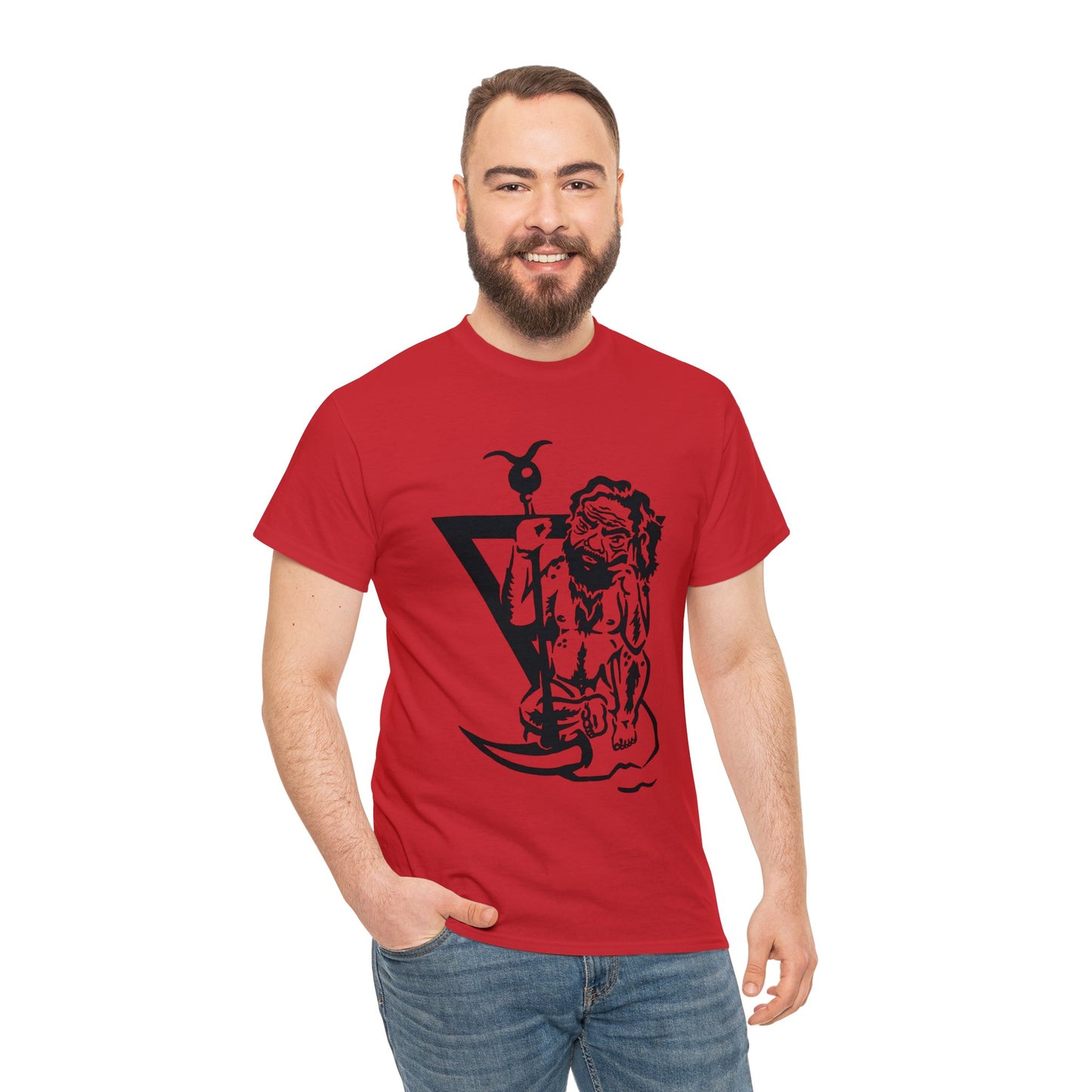 Ghob- Elemental King of Earth- Design on Unisex Heavy Cotton Tee