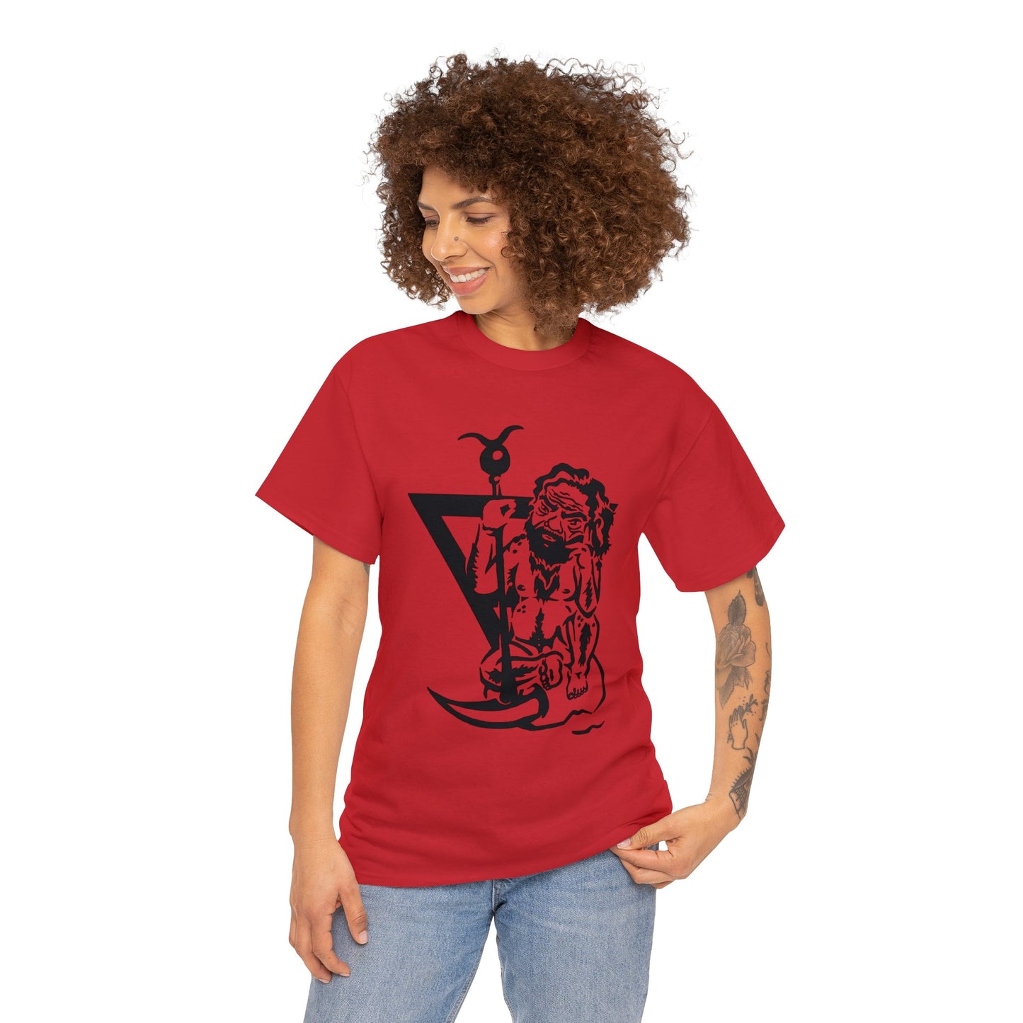 Ghob- Elemental King of Earth- Design on Unisex Heavy Cotton Tee