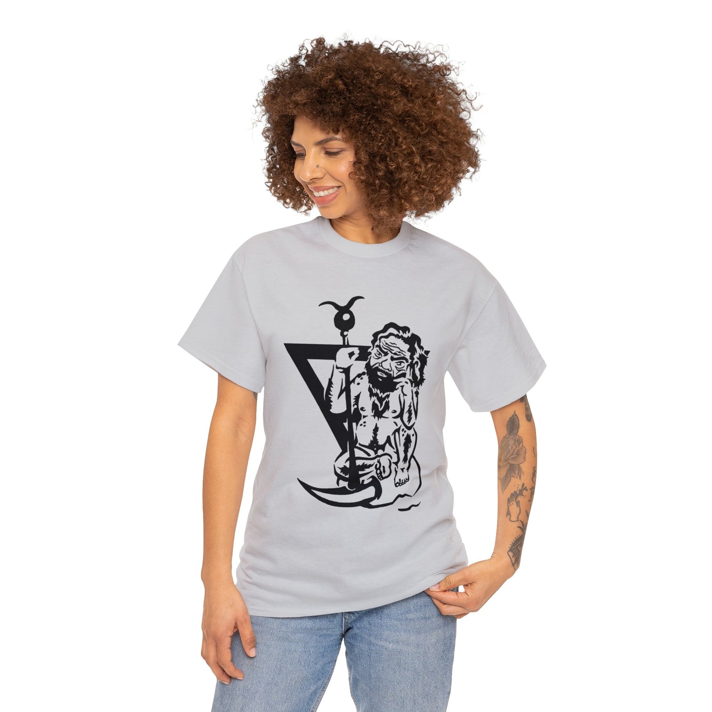 Ghob- Elemental King of Earth- Design on Unisex Heavy Cotton Tee