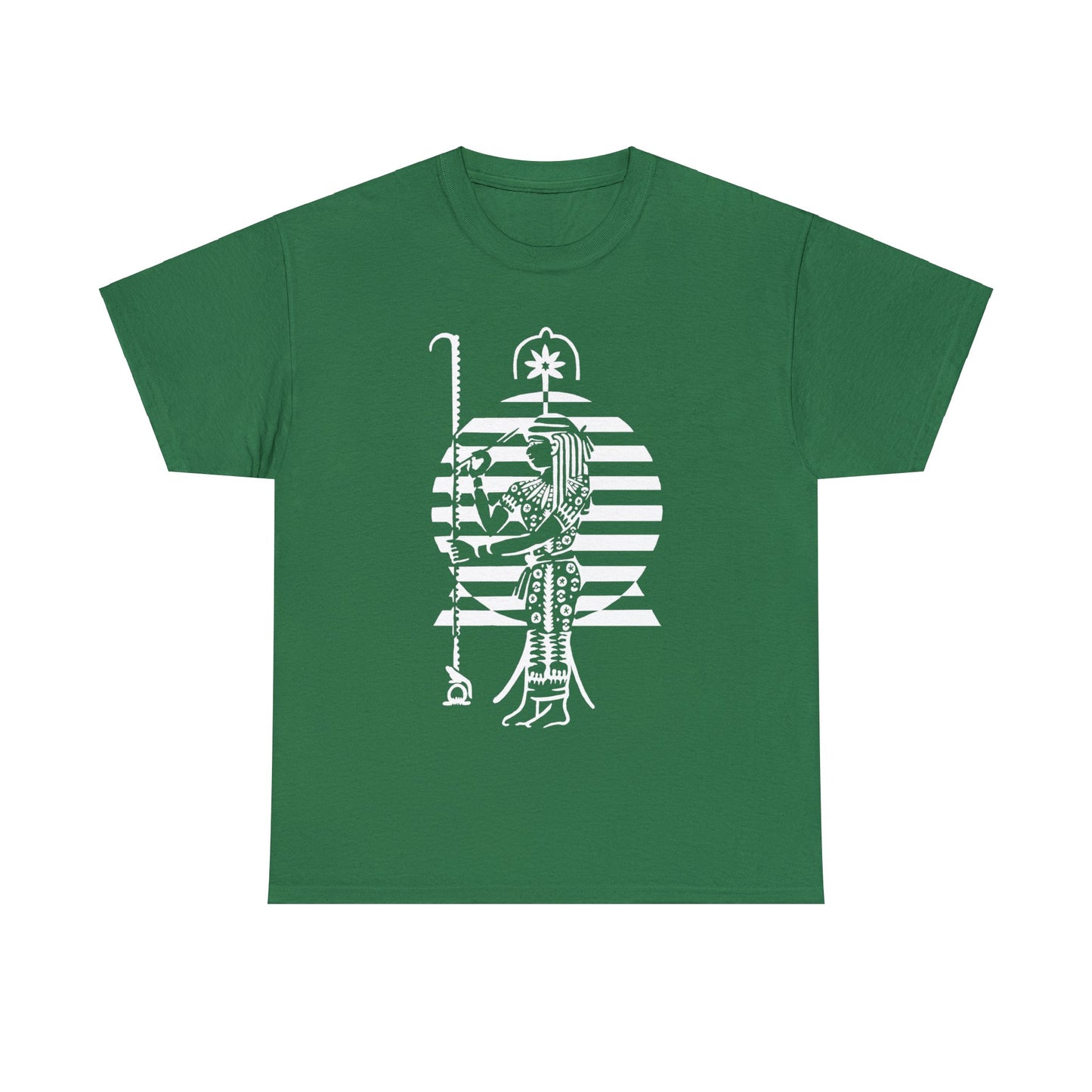 Seshat -White Design on Unisex Heavy Cotton Tee