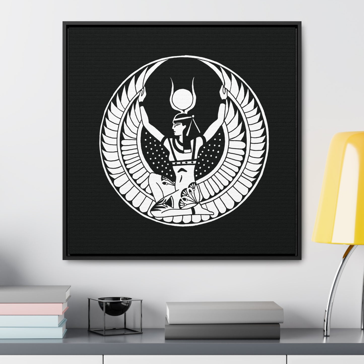 Isis - Mighty Mother -Gallery Wrapped Canvas with Floating Frame