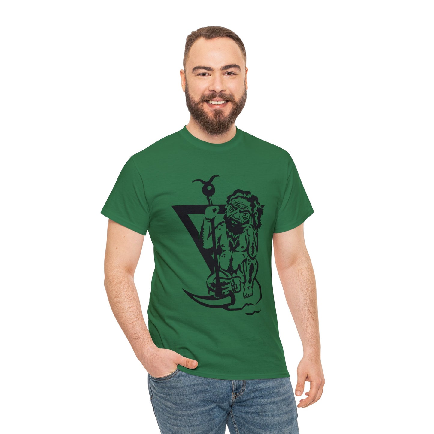Ghob- Elemental King of Earth- Design on Unisex Heavy Cotton Tee