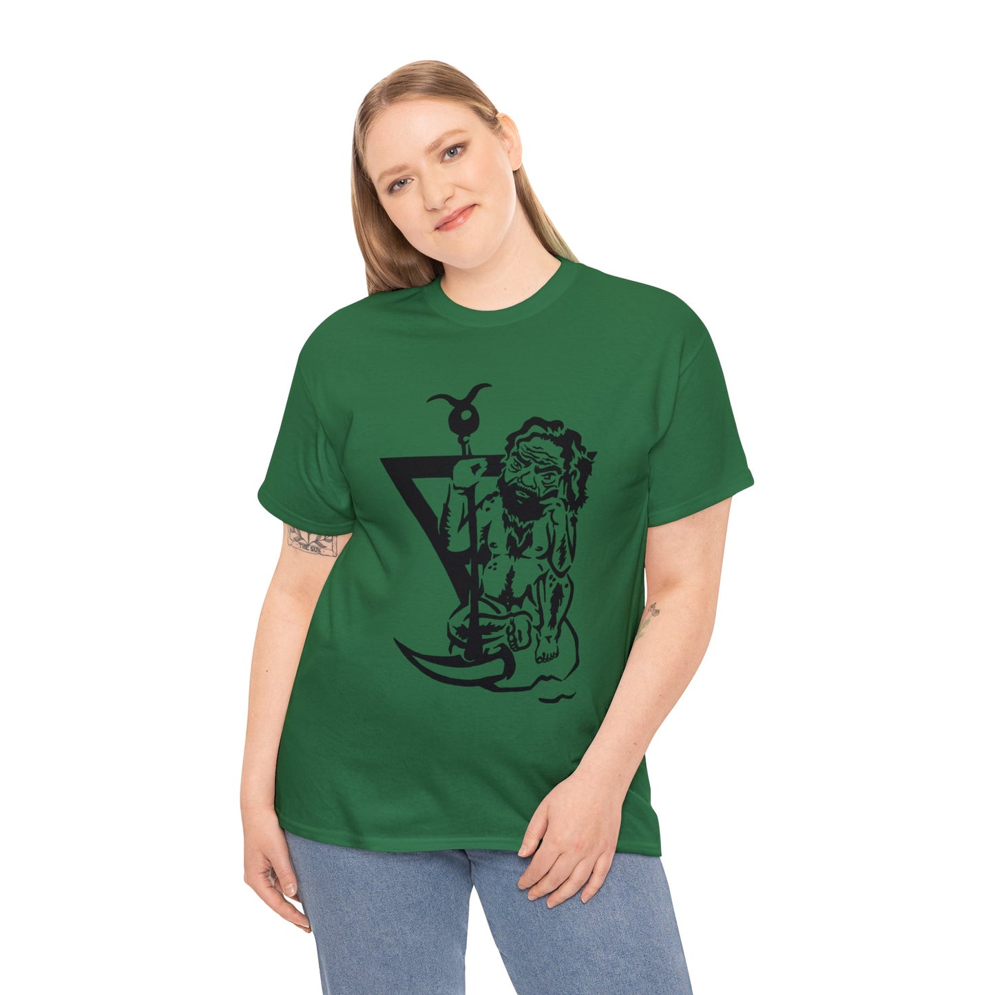 Ghob- Elemental King of Earth- Design on Unisex Heavy Cotton Tee