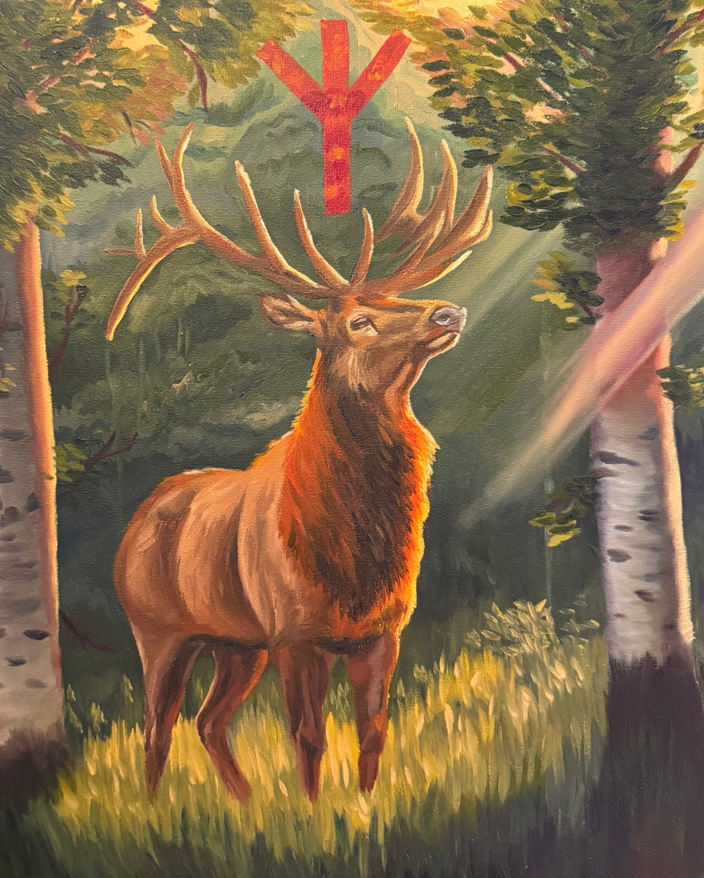 Elder Futhark Runes: Algiz, Elk (Protection/Higher Self)