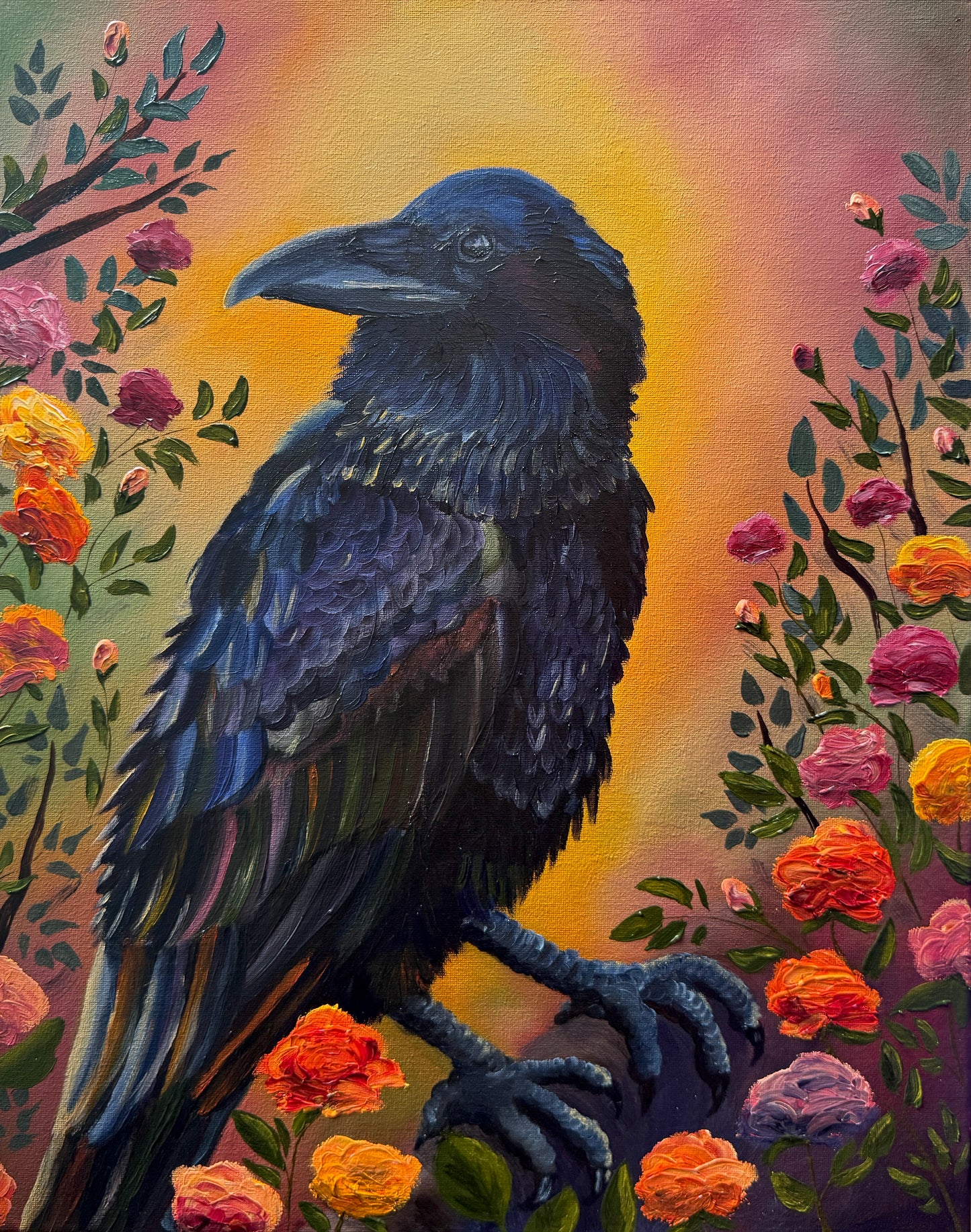 Limited Edition Prints- Rainbow Raven