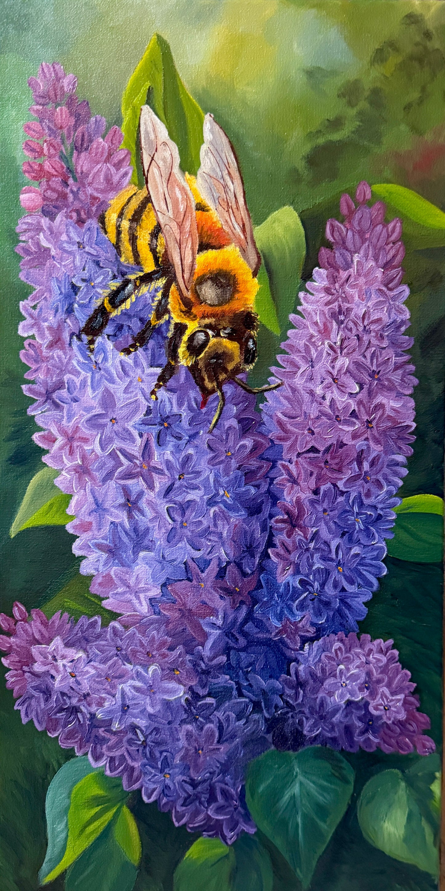 Limited Edition Prints- Bee with Lilac