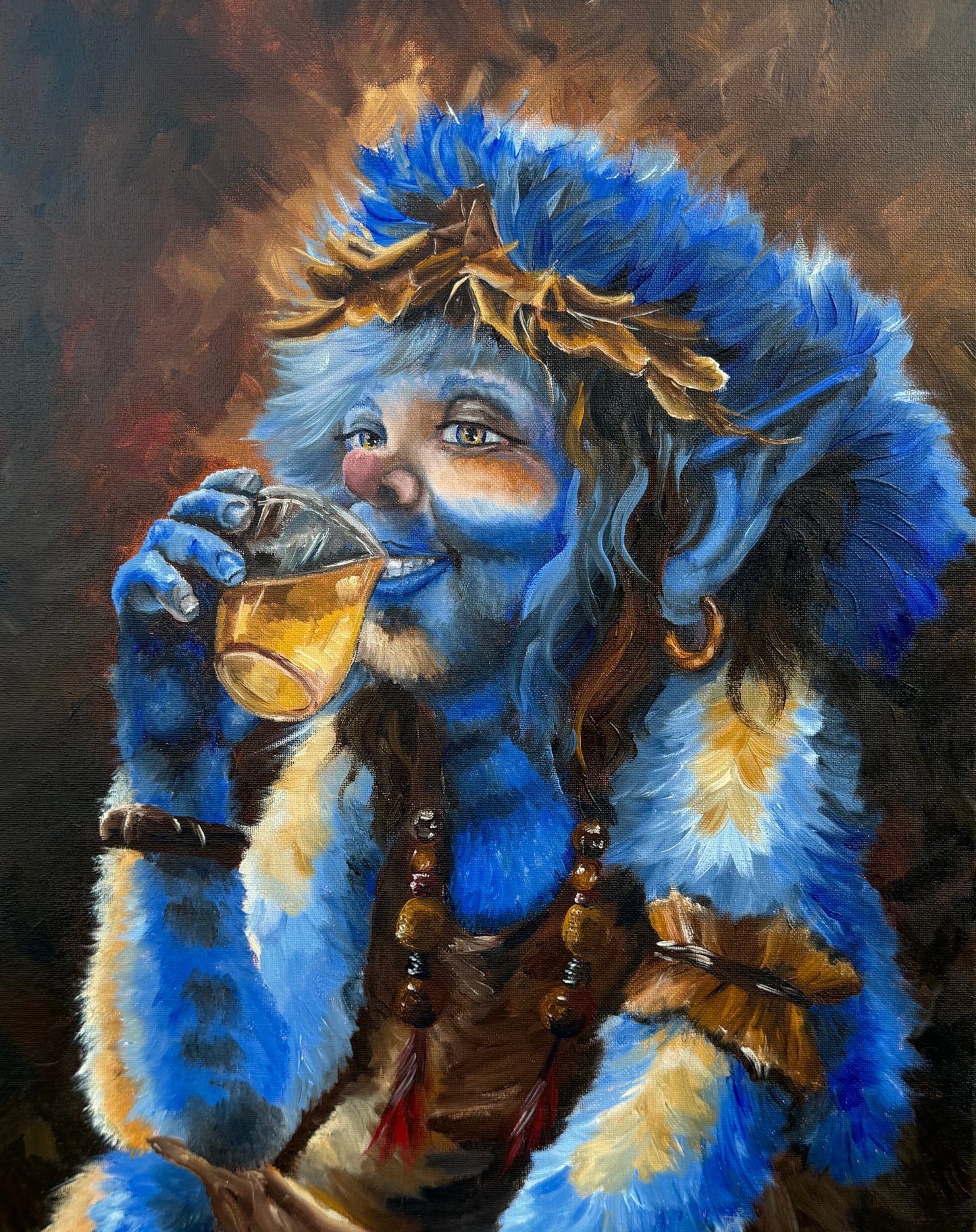 Limited Edition Prints- Drinking Troll
